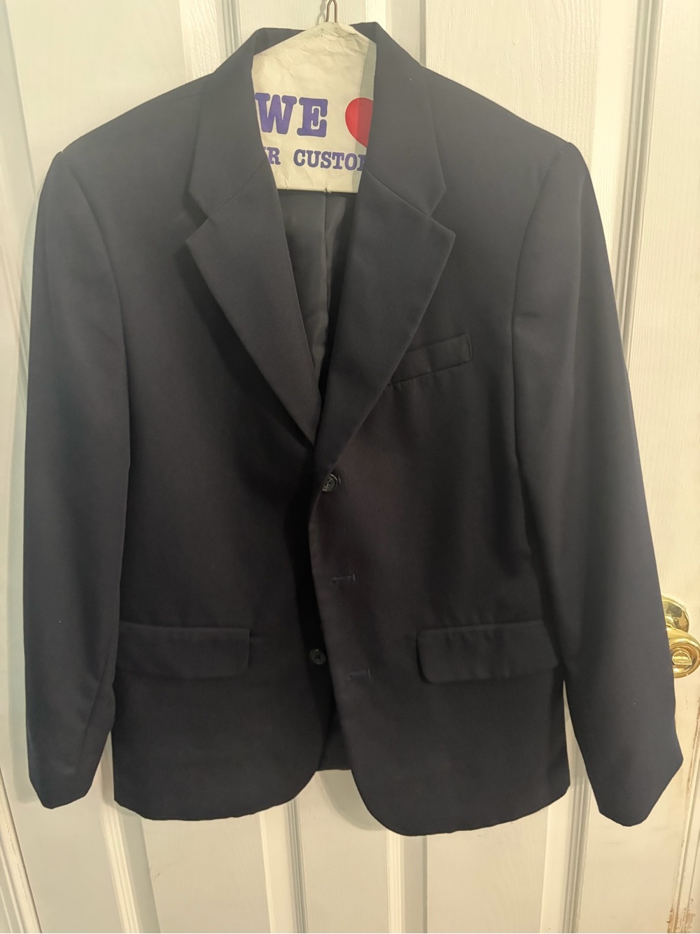 Classic Boys Navy Tailored suit. Two-Button Jacket